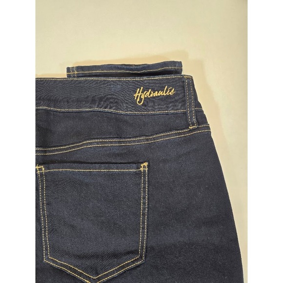 NWT Hydraulic Curvy Ankle Jeans Dark Wash Denim Stretch Plus Size 24W‎ - Picture 1 of 4